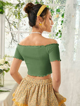 Lettuce Trim Off Shoulder Tee